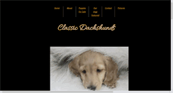Desktop Screenshot of classicdachshunds.com